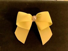 Yellow Boutique Hair Bow With Tails