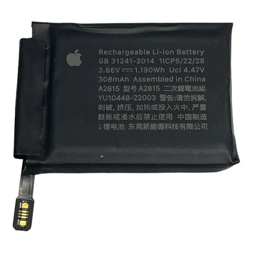 Original OEM Apple Watch Series 8 45mm Battery Replacement A2815 308mah Parts - Picture 1 of 1
