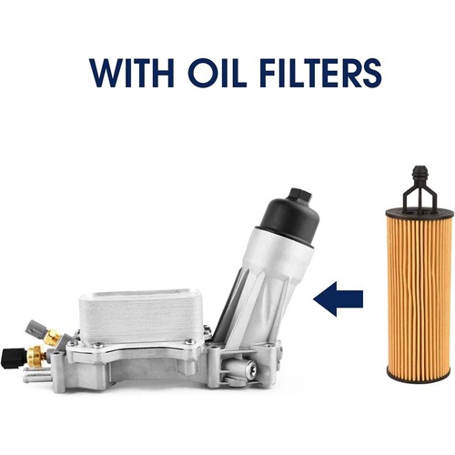Engine Oil Cooler Filter Housing Assembly For Dodge Chrysler Jeep 2011-2022 3.6L - Picture 6 of 13