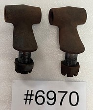 ✅ Ford Model T REAR Spring Perches w/Nuts Will Need Bushings Early Years #6970