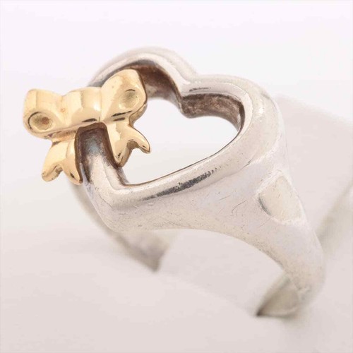 TIFFANY \u0026 Co. Ribbon Ring 925x750 4.3g 