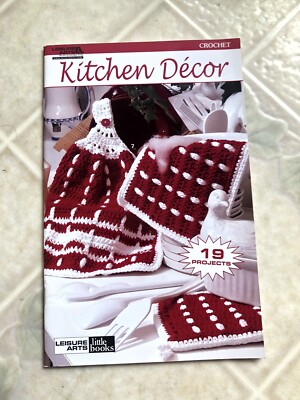 Leisure Arts Kitchen Décor 19 Crochet Projects Little Book #75026