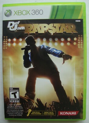 DEF JAM RAPSTAR XBOX 360 MICROSOFT GAME