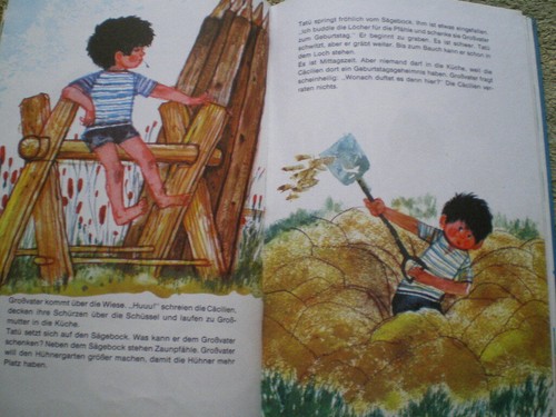 antiguo libro infantil de la RDA libro ilustrado Tatü y los tres Cecilios - Günther Feustel - Imagen 6 de 6