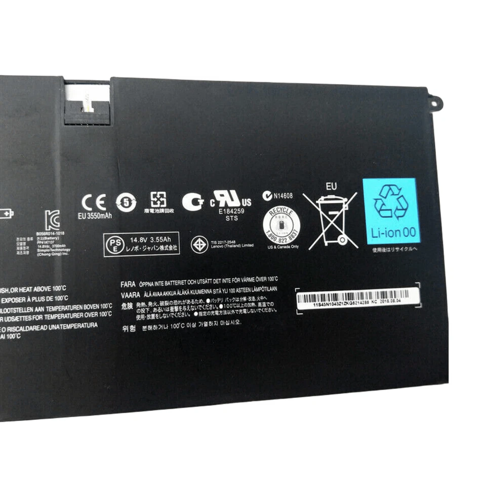 Batería Original L10M4P12 Para Lenovo IdeaPad Yoga 13 U300 U300s 4ICP5/56/12 Nueva Foto 3 de 4