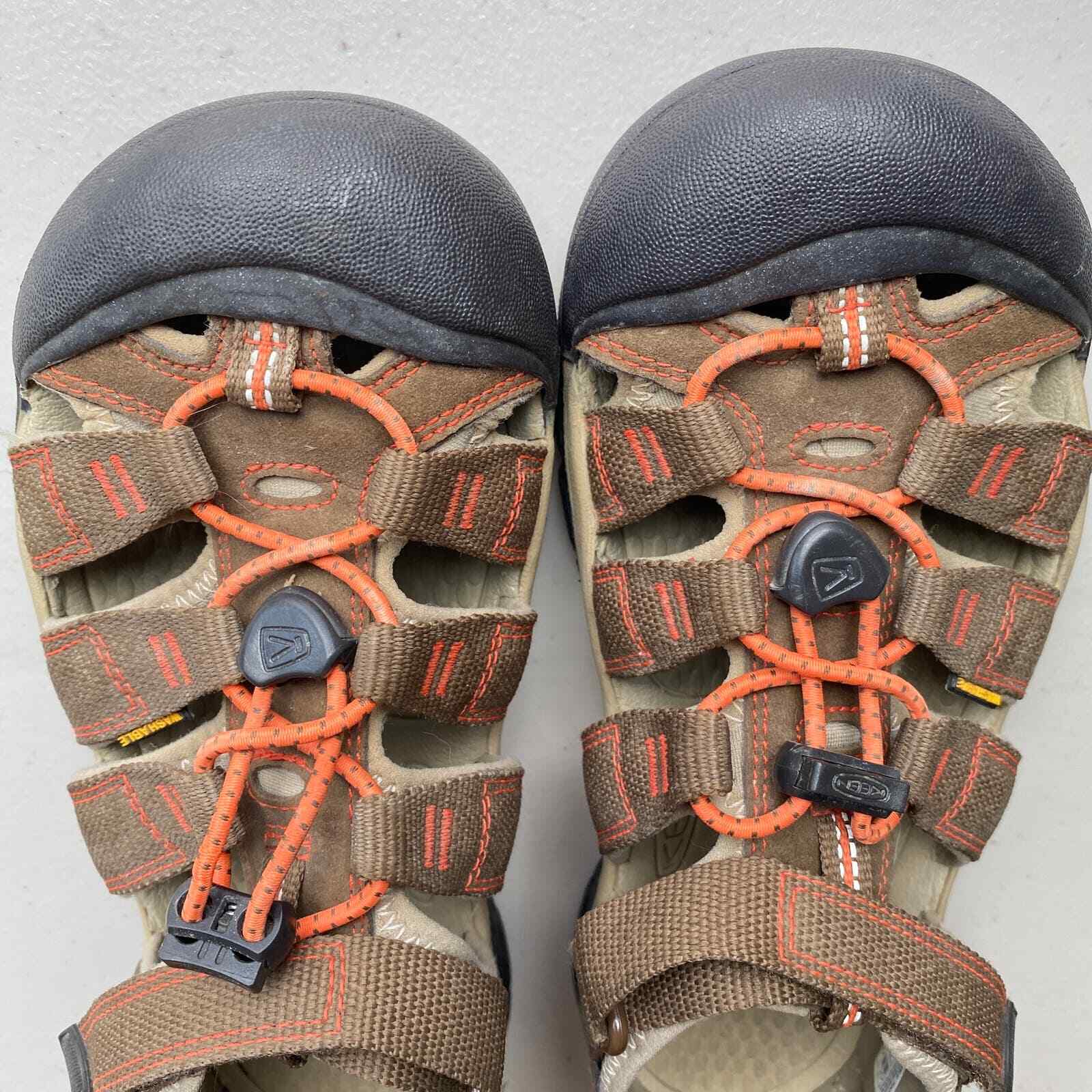 Sandali scarpe da acqua Keen Big Kids Newport H2 taglia 4 marroni e arancioni