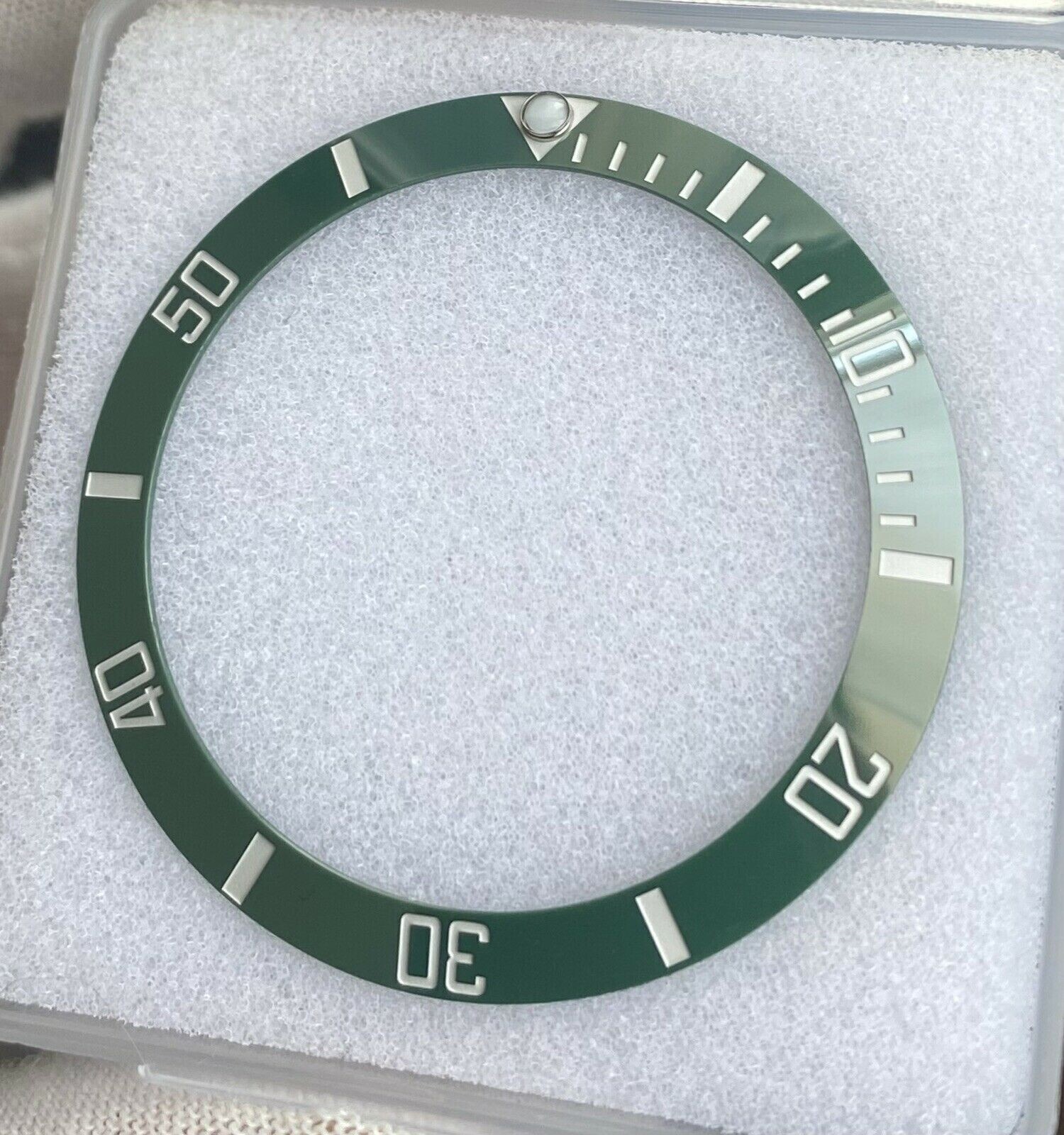 Insert lunette verte Hulk céramique 116610LV bague de rechange pour montre Rolex Submariner