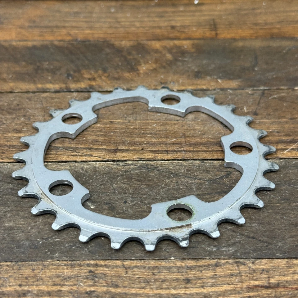 Plato Vintage Edco Mavic 90 BCD 28t 28 Dientes 52.9 MTB Triple Granny Piñón Foto 4 de 4