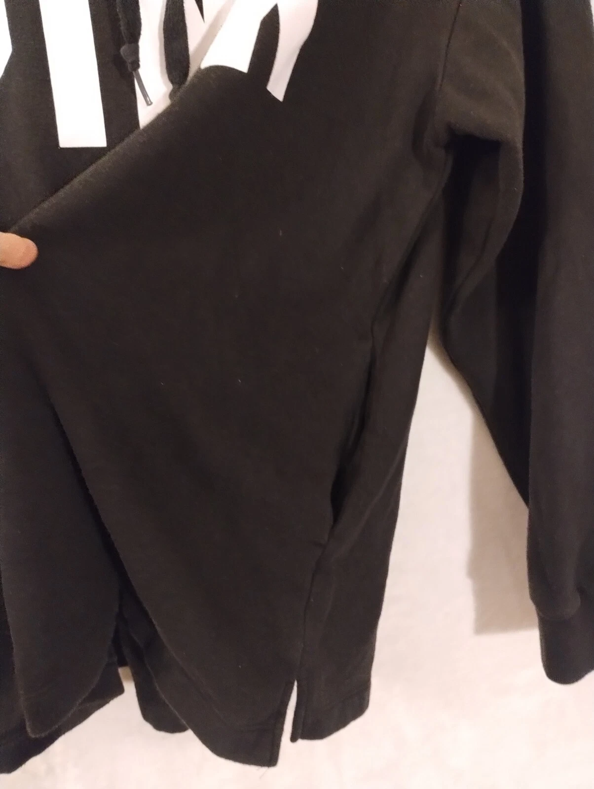 UNDERCOVER Felpa donna con cappuccio nera taglia S con tasche Victoria Secret ROSA