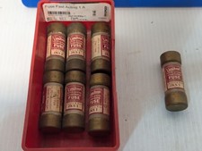 Lot of 7 Bussmann JKS-1 Fast Acting Fuse, 1A, 600VAC, Single Element - Free Ship