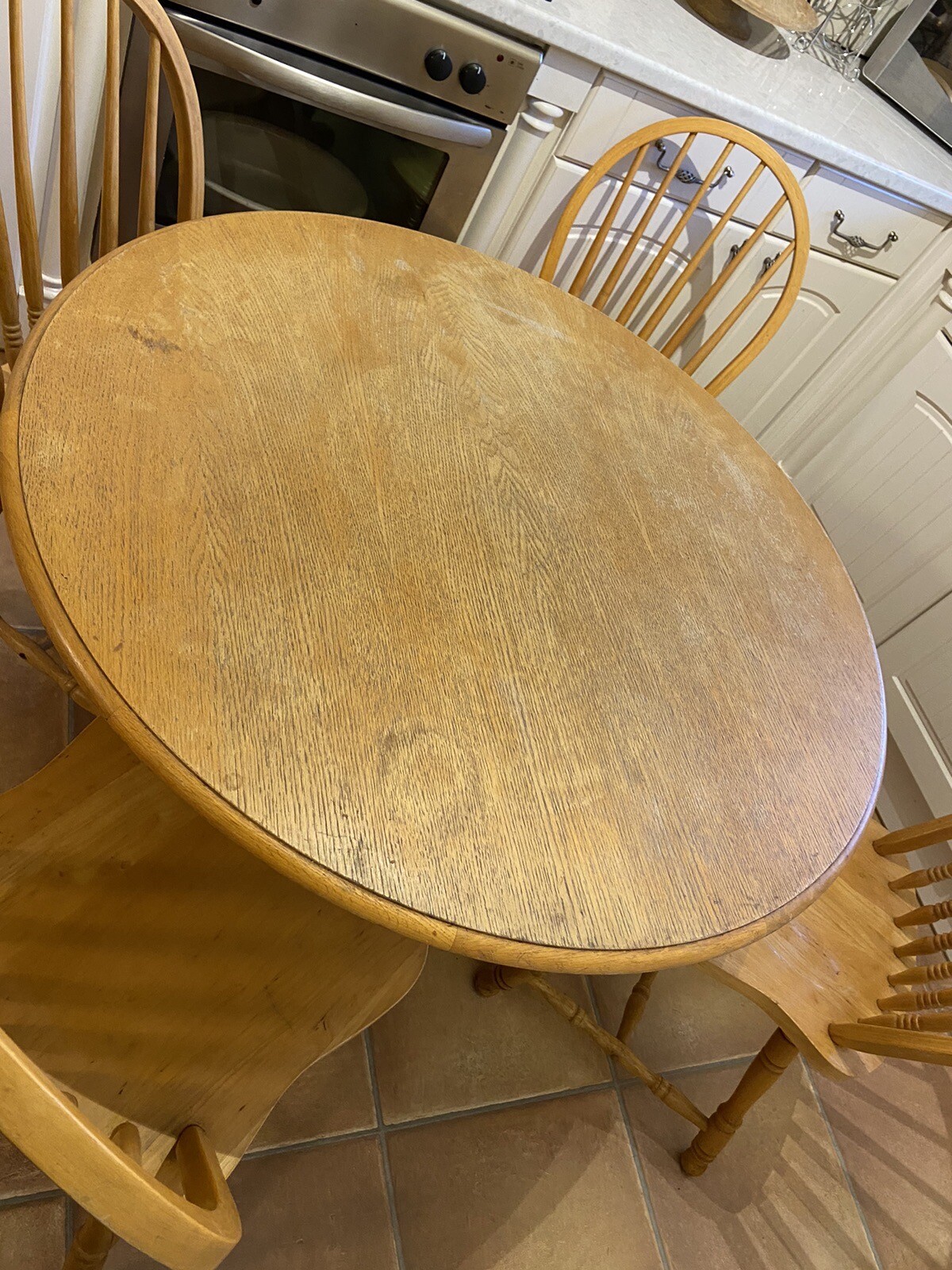 Vintage Wood light oak Kitchen TABLE ONLY . eBay