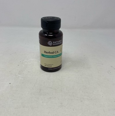 Nature's Sunshine Herbal CA 100 VegCaps, Amber Bottle