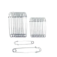 20PCS Large Safety Pins, 4Inch and 3Inch Heavy Duty Safety Pins for Fashion, Sew