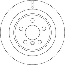 2x Bremsscheibe TRW DF6755 für MINI BMW X1 F39 CLUBMAN F48 F45 X2 U11 1er F40
