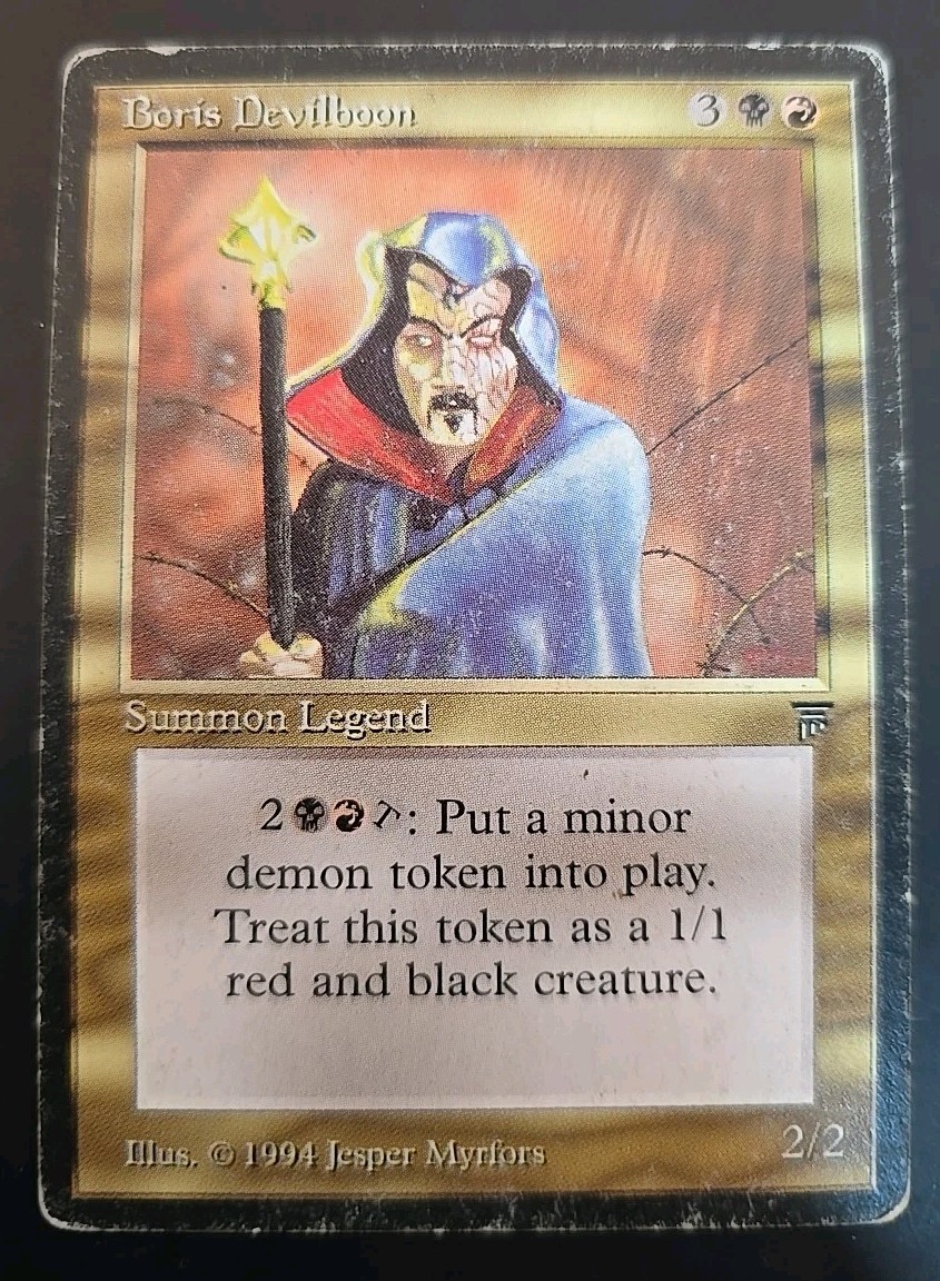 Boris Devilboon Legends MTG Regular Heavily Played 