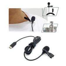 1.5 m Type-C Lavalier Microphone for DJI Pocket 3  Action4/3/2 Plug and Play