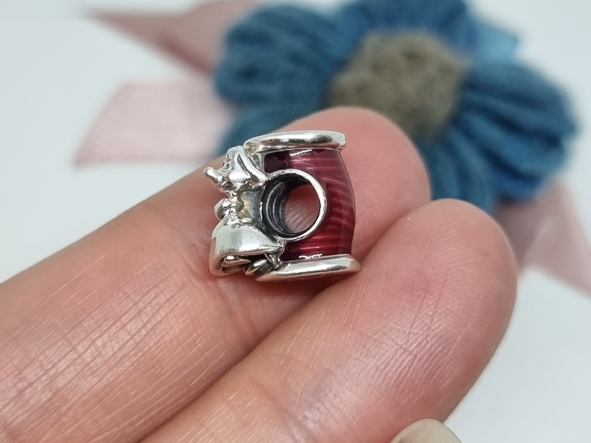 Genuine Pandora Disney Cinderella Suzy Mouse Needle & Thread Charm