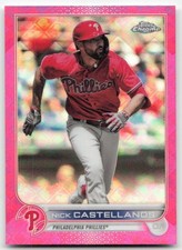 2022 Topps Chrome Logofractor Edition #89 Nick Castellanos Pink #/199