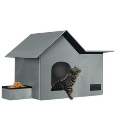 Cat Houses for Outdoor Cats-Large Weatherproof Cat Bed for Indoor Cats,Collap...