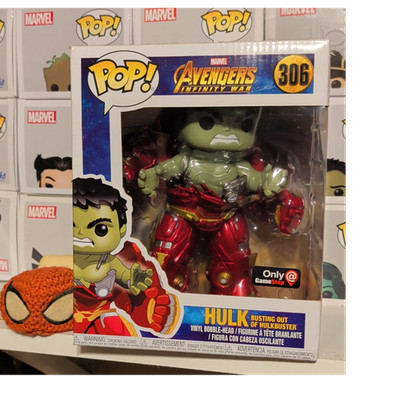 Funko Pop! Vinyl Marvel Avengers Hulk & Hulkbuster #306 GameStop Exclusive Bobb 