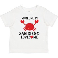 Inktastic Someone In San Diego Loves Me Gift Baby T-Shirt Beach Clothes Infant