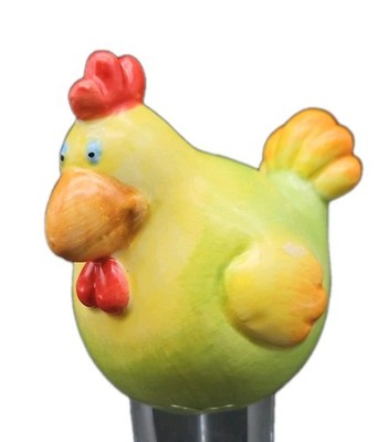 Formano Ceramic Folk Art Chicken Figure Kitchy Farmhouse 