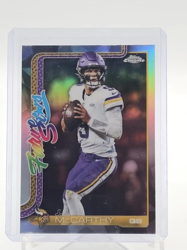 2025 Topps Chrome J.J. McCarthy Refractor (RAW)