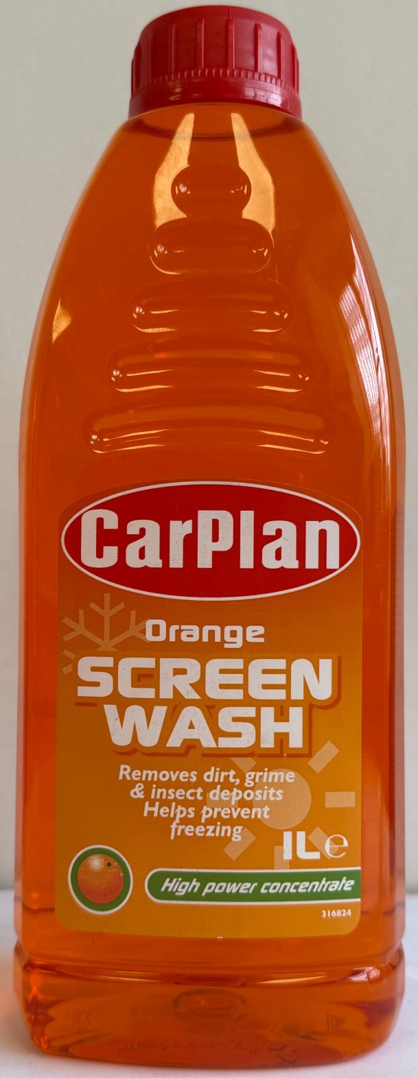 CarPlan Orange Scented All Seasons Concentrated Screenwash Washer Fluid 1L