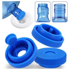 3 Pcs Reusable 5 Gallon, Water Jug Caps Leak Proof Bottle, Lids (55mm) Bottles N