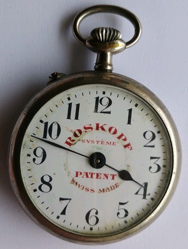 OROLOGIO TASCA ROSKOPH SYSTÈME - SWISS MADE - DA REVISIONARE - Foto 4 di 13