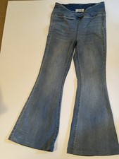 Free People We The Free Penny Pull On Flare Jeans Womens 28 Short Stretch Denim