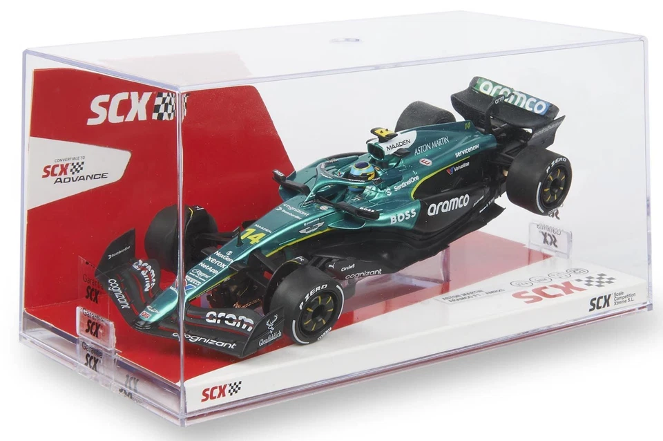 SCX 1/32 Analógico Aston Martin AMR25 #14 Fernando Alonso Fórmula 1 2025 - U10597 Foto 2 de 4