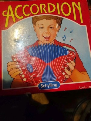 Brand New! SCHYLLING -LITTLE RED ACCORDION, Great Gift Item!