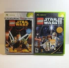 Lego Star Wars The Original Trilogy & The Video Game Xbox Game Lot (2) - Tested