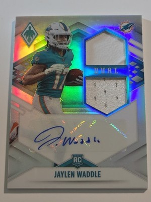 2021 Panini Phoenix - Rps Rookie Auto Dual Jersey Jaylen Waddle #RAD-JWA /75...