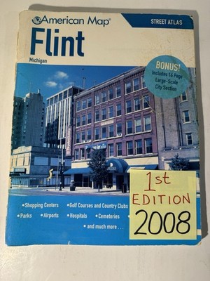 Flint Michigan Street Atlas 2008 American Map Genesee County MI Road Guide