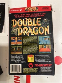 Double Dragon (Nintendo NES) Complete CIB - Mint Cart - Authentic & Tested 1985