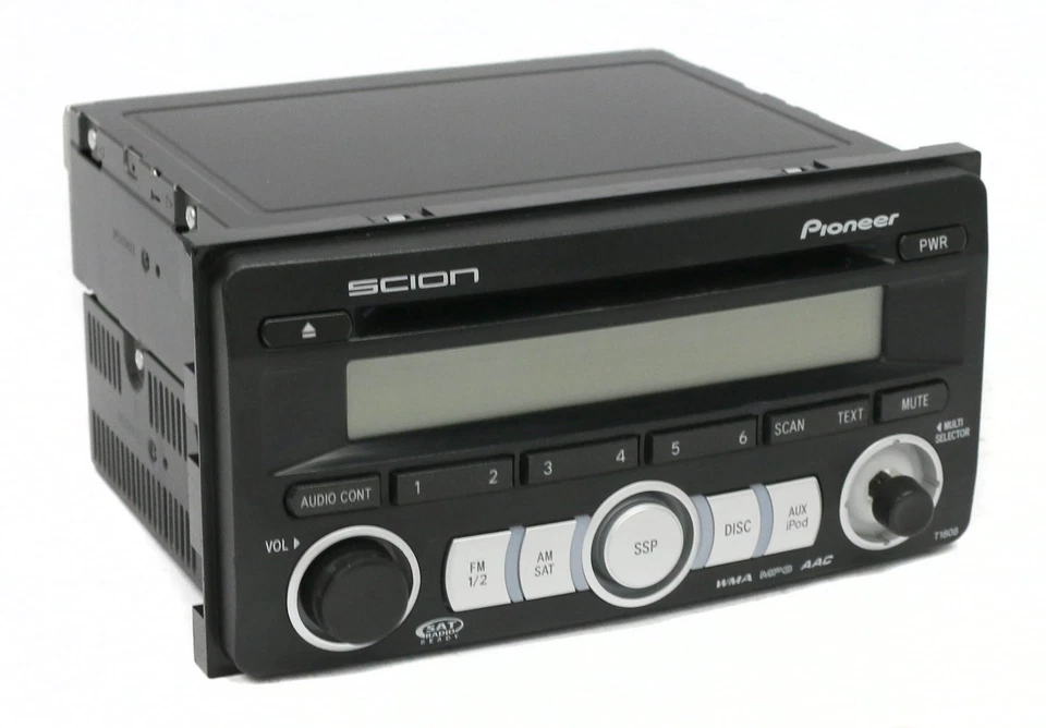 Toyota Scion 2008-2014 radio AM FM con CD PT546-00080 código facial T1808 Foto 3 de 4