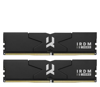 GOODRAM 64GB (2x32GB) DDR5 6000 MHz CL30 IRDM BLACK V SILVER Arbeitsspeicher RAM