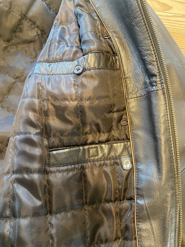St John’s Bay Mens Leather Jacket XL Dark Brown - Picture 11 of 13