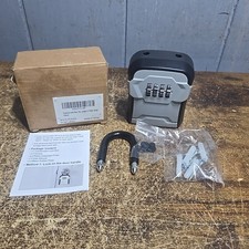 Lock Box, Key Lock Box Wall Mount Portable Combination Lockbox with Resettable
