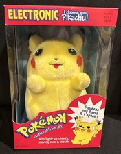 Pok mon Electronic Plush Pikachu 1999