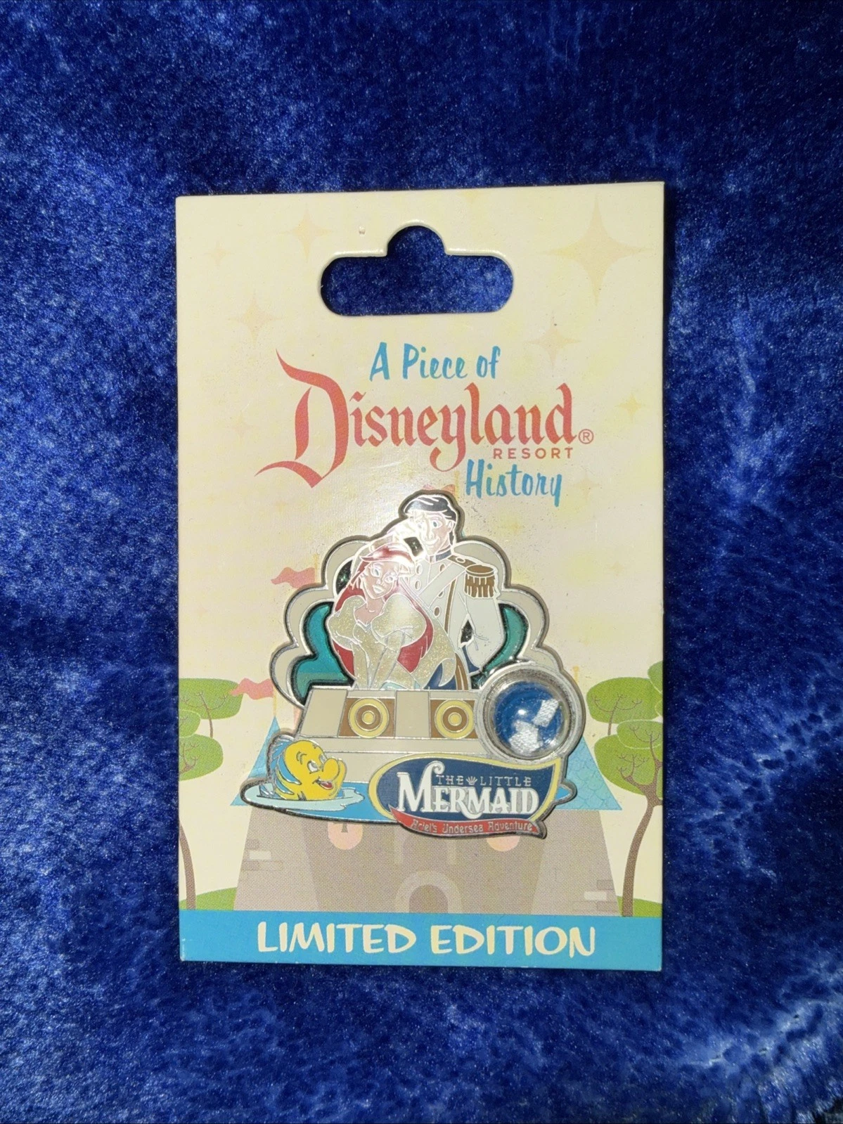 A Piece Of Disneyland History 2013 Ariel's Undersea Adventure LE Disney Pin