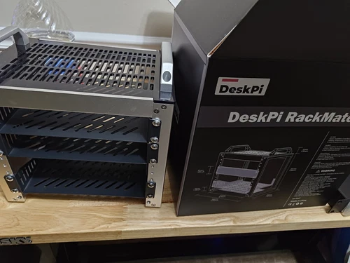 GeeekPi 4U Server 10 inch Rack for Network & A/V, DeskPi RackMate T0 Rackmount