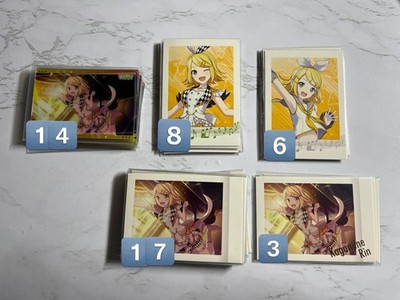 Project Sekai Kagamine Rin Pashacolle & Wafer Card Bundle - MORE MORE JUMP!