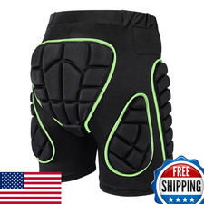 OHMOTOR 3D Padded Protective Shorts Hip Butt EVA Pad Short Pants Heavy Duty Prot