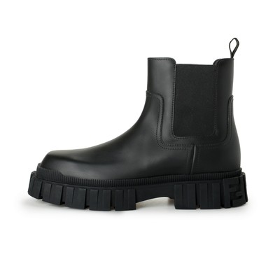 Fendi black men’s leather boots Fendi Boots Black Mens Fendi main image 2