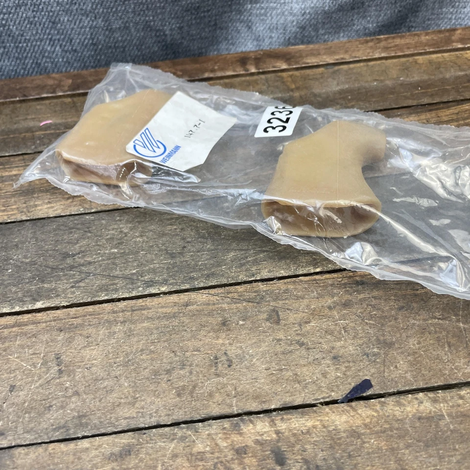 Vintage Weinmann 147.7-1 Brake Lever Hoods NOS Gum Rubber Tan Brown Road Bike - Image 2 of 4