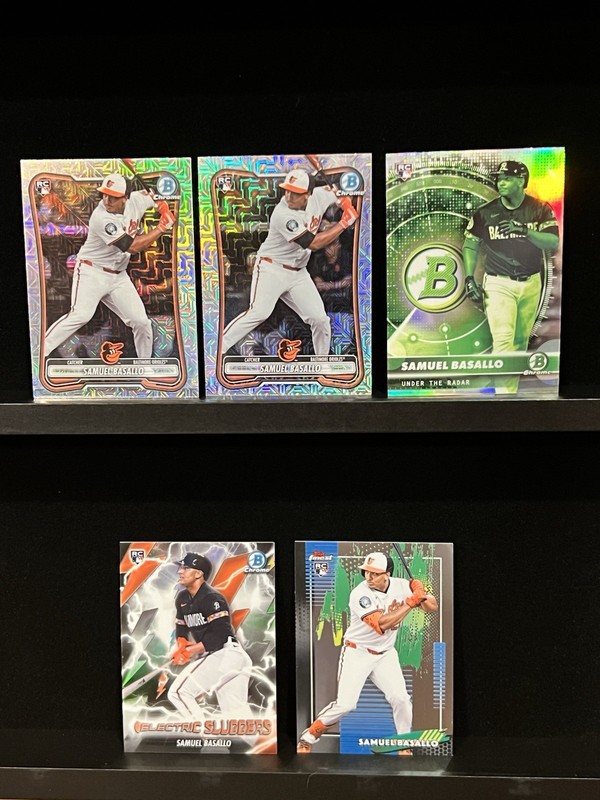 Samuel Basallo Bowman & TOPPS RC Lot Orioles 🔥🔥🔥 NO RESERVE