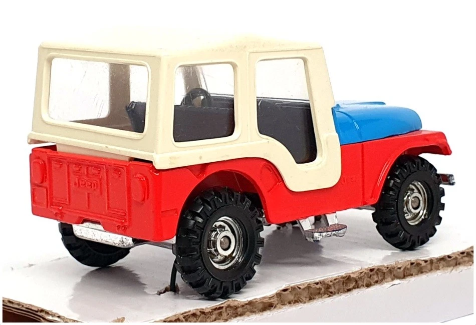 Corgi 9cm Long Diecast 441 - Jeep CJ-5 - Blue/White/Red - Image 2 of 4